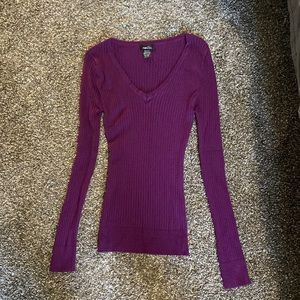 Purple long sleeve sweater. Rue 21. Size small.